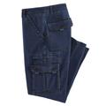 Blair JohnBlairFlex Relaxed-Fit 7-Pocket Cargo Pants - Denim - 44