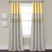 Lush Décor Night Sky 100% Lined Blackout Window Curtain Panel Yellow/Gray Single 42X84 - Triangle Home Décor 21T013381