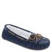 Minnetonka Lodge Trapper - Womens 11 Navy Slipper N