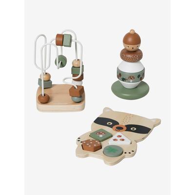 Baby Lernspielzeug-Set „Grüner Wald“ Holz FSC® von vertbaudet
