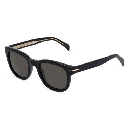 David Beckham DB 7092/S Herren-Sonnenbrille Vollrand Panto Acetat-Gestell, schwarz