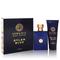 Versace Pour Homme Dylan Blue For Men By Versace Gift Set - 3.4 Oz Eau De Toilette Spray + 3.4 Oz Sh