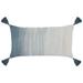 Terri 14"x26" Throw Pillow Gradient in Blue Ivory by Kosas Home