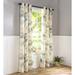 Plow & Hearth Thermologic Hydrangea Cotton Blend Room Darkening Curtain Pair Cotton Blend | 84 H x 80 W in | Wayfair 52F35