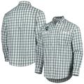 Men's Columbia Green Michigan State Spartans Super Tamiami Omni-Shade Long Sleeve Button-Down Shirt