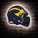 Michigan Wolverines LED Wall Helmet