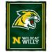Northern Michigan Wildcats 36'' x 48'' Children's Mascot Plush Blanket