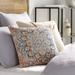 Langley Street® Pillow Cover 1 Throw in, Brown/Tan/Burnt Orange Polyester/Cotton Blend | 22 H x 22 W x 1 D in | Wayfair