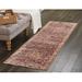 Blue/Red 90 x 27 x 0.25 in Area Rug - Bungalow Rose Isabell Persian Inspired Traditional Red Area Rug Polyester | 90 H x 27 W x 0.25 D in | Wayfair