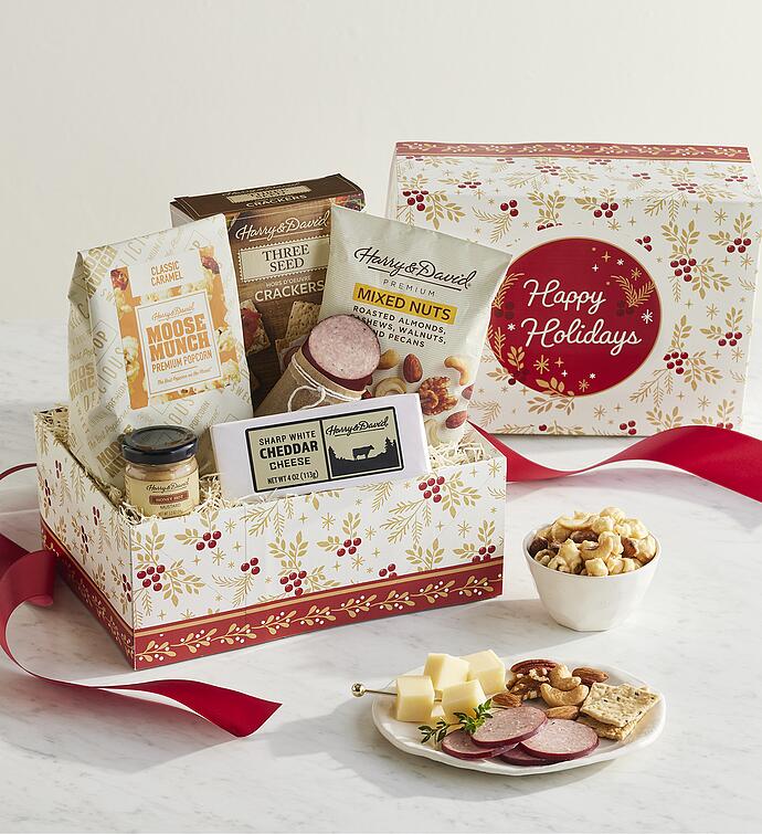 Harry & David® Holiday Snack Gift Box, Assorted Foods, Gifts