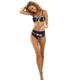 Balconette-Bikini FEEL GOOD Gr. 44, Cup B, schwarz (schwarz, bedruckt) Damen Bikini-Sets Balconette-Bikini Ocean Blue