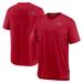 Men's Nike Red Tampa Bay Buccaneers Sideline Coach Chevron Lock Up Logo V-Neck Performance T-Shirt