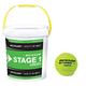 Dunlop Stage 1 Green 60 Ball Bucket Yellow -