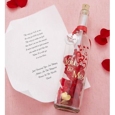 1-800-Flowers Everyday Gift Delivery Message In A Bottle 'You & Me' New Love | Happiness Delivered To Their Door