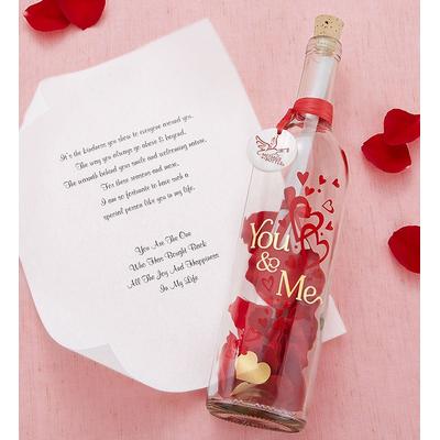 1-800-Flowers Everyday Gift Delivery Message In A Bottle 'You & Me' W/ Chocolate Someone Special | Happiness Delivered To Their Door