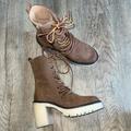 Free People Shoes | 38. Free People Dylan Lace Up Boot Taupe Size 36/5.5, 37/6.5, And 40/9.5 | Color: Brown | Size: Various