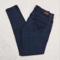 Levi's Jeans | Levi's 535 Blue Jean Legging Low Rise Cropped Short Stretch Jeans Size 7 | Color: Blue | Size: 7j