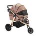 Enzo Pet Stroller ENZO Roma Jogging Sports Aluminum Stroller Holds Up to 50lbs in Brown | 40 H x 23 W x 48 D in | Wayfair EZ367GGD