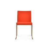 sohoConcept Aria Stackable Chair in Faux Leather Faux Leather/Upholstered in Red/Yellow | 31 H x 17 W x 21 D in | Wayfair DC2020S-BR-24