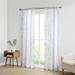 Lark Manor™ Ardele Botanical Printed Texture Sheer Window Pair Polyester in Gray/White | 84 H x 37 W in | Wayfair 3496B87076AB4EE2B3276860C970B06C