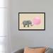 Zoomie Kids Curwood Jumbo Bubble Gum - Picture Frame Painting on Canvas in Gray/Pink | 18 H x 26 W x 1.5 D in | Wayfair