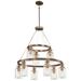 Minka-Lavery Morrow 9-Light Bronze Chandelier