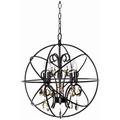 Maxim Orbit 4-Light 19" Wide Oil Rubbed Bronze Pendant Light