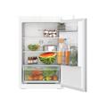 BOSCH KIR21NSE0 Einbau-Kühlschrank Serie 2, integrierbarer Kühlautomat ohne Gefrierfach 88x56 cm, 136L Kühlen, Schleppscharnier, MultiBox XXL, LED-Beleuchtung, EcoAirflow, SuperCooling