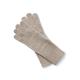 Strickhandschuhe mit Wolle, taupe