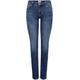 Straight-Jeans ONLY "ONLALICIA REG STRT DNM DOT879" Gr. 31, Länge 30, blau (medium blue denim) Damen Jeans Gerade