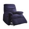 Recliner (Motion) by Acme in Blue Woven Fabric