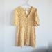 Anthropologie Dresses | Anthropologie Entro Boho Dress | Color: Yellow | Size: L