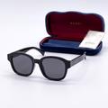 Gucci Accessories | New Gucci Gg1140sk 001 New Unisex Round Sunglasses Gucci | Color: Black/Gray | Size: Os
