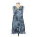 BCBGeneration Casual Dress - A-Line: Blue Dresses - Women's Size Small
