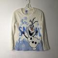 Disney Intimates & Sleepwear | Disney Frozen Olaf I'm Snow Cute Sleepwear Top Size Small (4-6) White/Blue | Color: Blue/White | Size: S