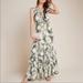 Anthropologie Dresses | Anthropologie Misa Maxine Maxi Dress | Color: Green/White | Size: M