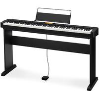 Digitalpiano CASIO CDP-S360BK Tasteninstrumente schwarz Pianos mit Stativ und Pedal