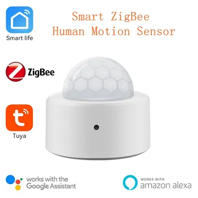 Tuya Zigbee-Détecteur de mouvement intelligent du corps humain mini transducteur PIR capteur