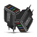 Adaptateur secteur mural USB à 4 ports chargeur mural universel 3 1 A compatible avec iPhone et