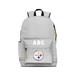 MOJO Gray Pittsburgh Steelers Personalized Campus Laptop Backpack