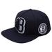 Men's Pro Standard Black Brooklyn Nets Mashup Logos Snapback Hat