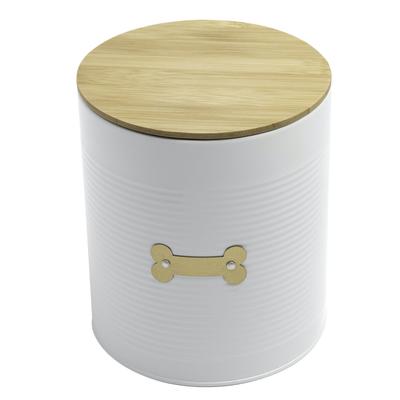 Hector Food Tin Pet by Park Life Designs in White