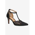 Wide Width Women's Lisha Pumps by J. Renee in Black (Size 8 1/2 W)