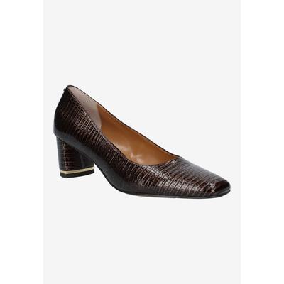 Wide Width Women's Olivienne Pumps by J. Renee in Cognac (Size 9 W)