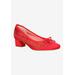 Women's Saila Pumps by J. Renee in Red (Size 7 1/2 M)