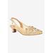 Women's Strovanni Pumps by J. Renee in Gold (Size 6 1/2 M)