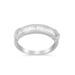 Women's Sterling Silver Baguette Cut Diamond Channel Set Wedding Ring by Haus of Brilliance in White (Size 7)