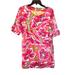 Lilly Pulitzer Dresses | Lilly Pulitzer Pink Floral Print Silk Sheath Dress Womens Size 2 | Color: Pink/Yellow | Size: 2