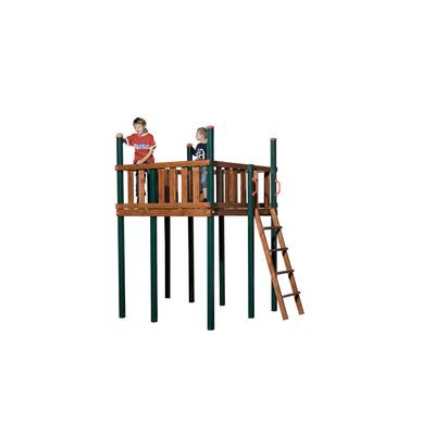 Spielturm-Erweiterung WEKA "Tabaluga Spielturm 816 D", braun, Spielturm-Erweiterungen, Kinder, B/H/L: 160cm x 250cm x 167cm, Holzwerkstoff, BxLxH: 164x167x250 cm, B:160cm H:250cm L:167cm