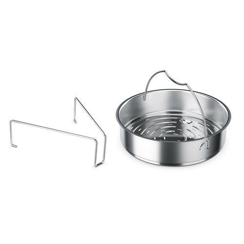 Dampfgareinsatz FISSLER Topfeinsätze Gr. 18 cm, silberfarben Zubehör für Töpfe Topfeinsätze Für den Schnellkochtopf